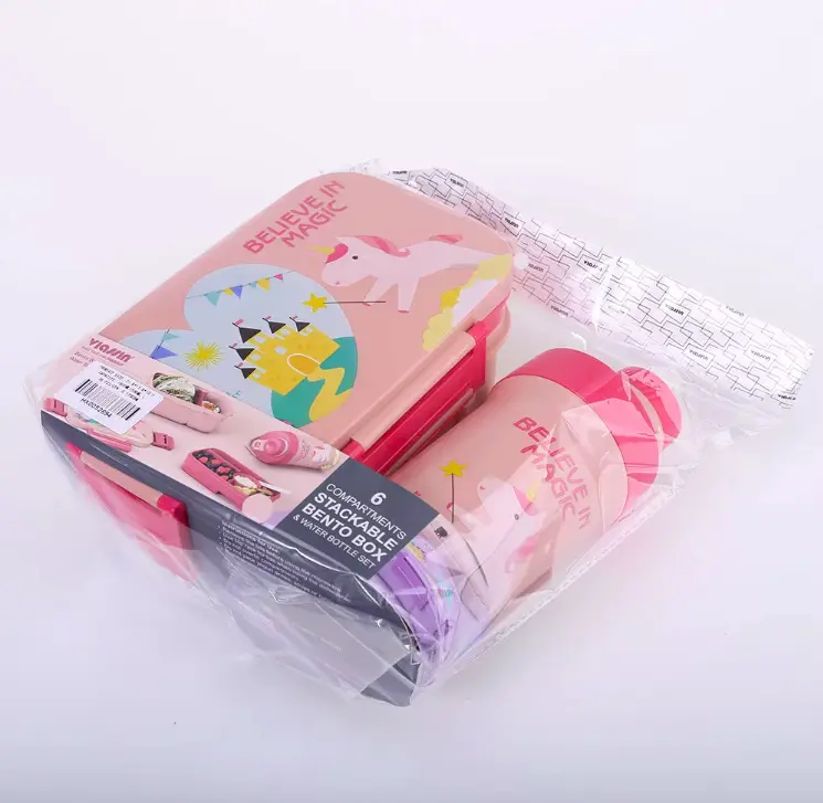 Lunch Box Set - Printed Pink.webp