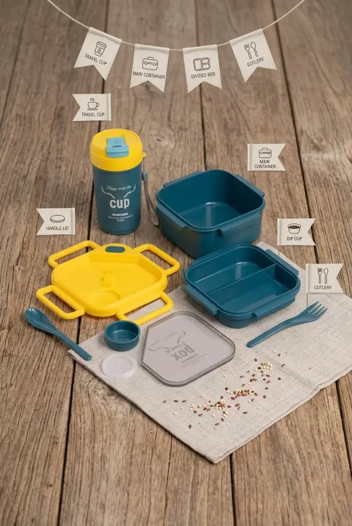 Lunch Box Set - Olive Green 7.webp