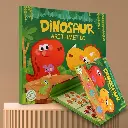 Dinosaur Arithmetic Book - Mаɡnеtiс Number Book For Learning and Teaching, Early Education Book For Kids