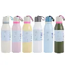 Double Walled, Vacuum Insulated, SUS304 Stainless Steel Water Bottle, Powder Coated, multi-purpose lid - 700ml