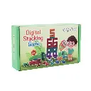 Educational Number Building Wooden Blocks Set, Colorful Math Stacking Puzzle Game Toy for Kids 3-8 Years, STEM Learning Toy for Kids, Montessori Learning Toy for preschoolers, Gift for Girls & Boys