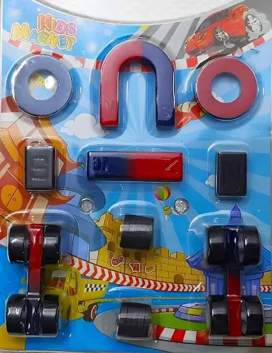 [PO-P051] Magnetic Car, Magnet Set for Education Science Experiment, Magnet Tools Set for Kids