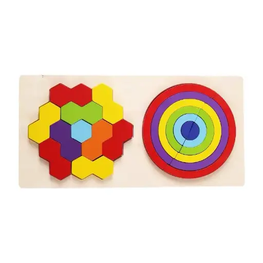 [PO-P150] Wooden Geometric Shapes